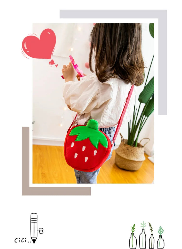 Cute Plush Baby Girls Coin Purse Handbags | Adorable Winter Bags