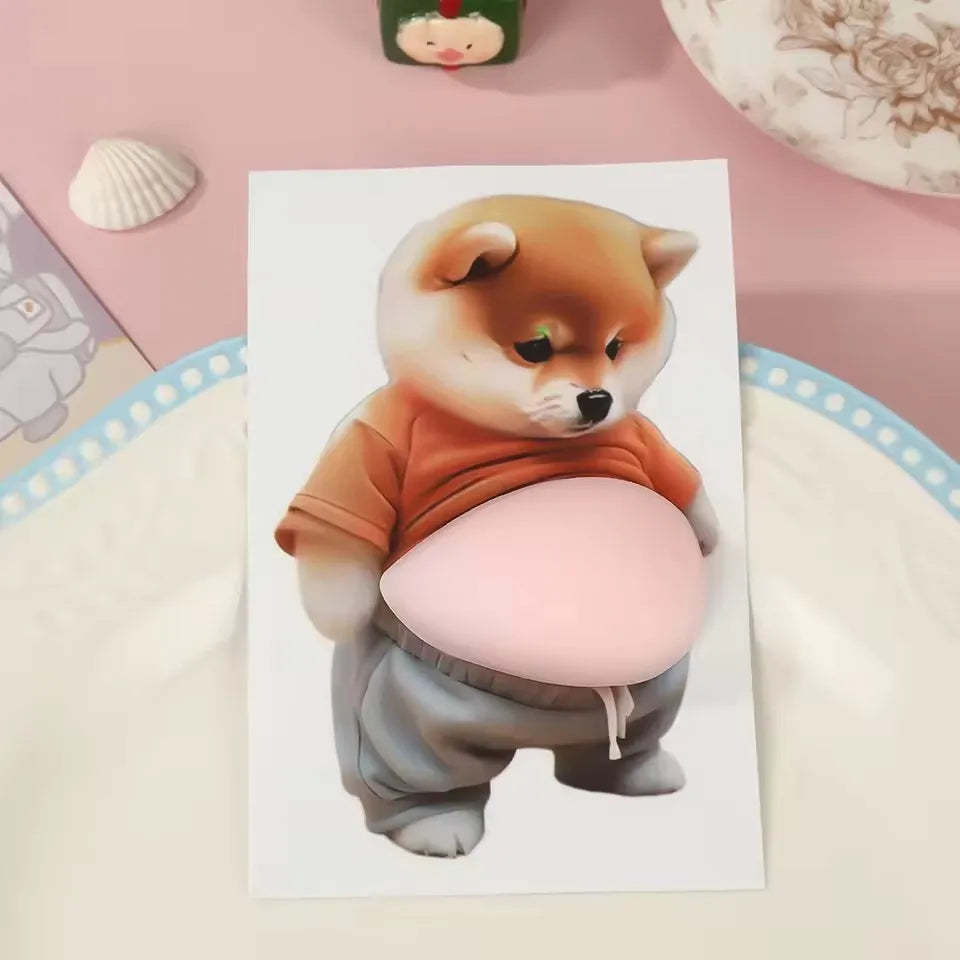 Cute 3D Puppy Squeezeable Phone Case Decoration | Kids Party Favor