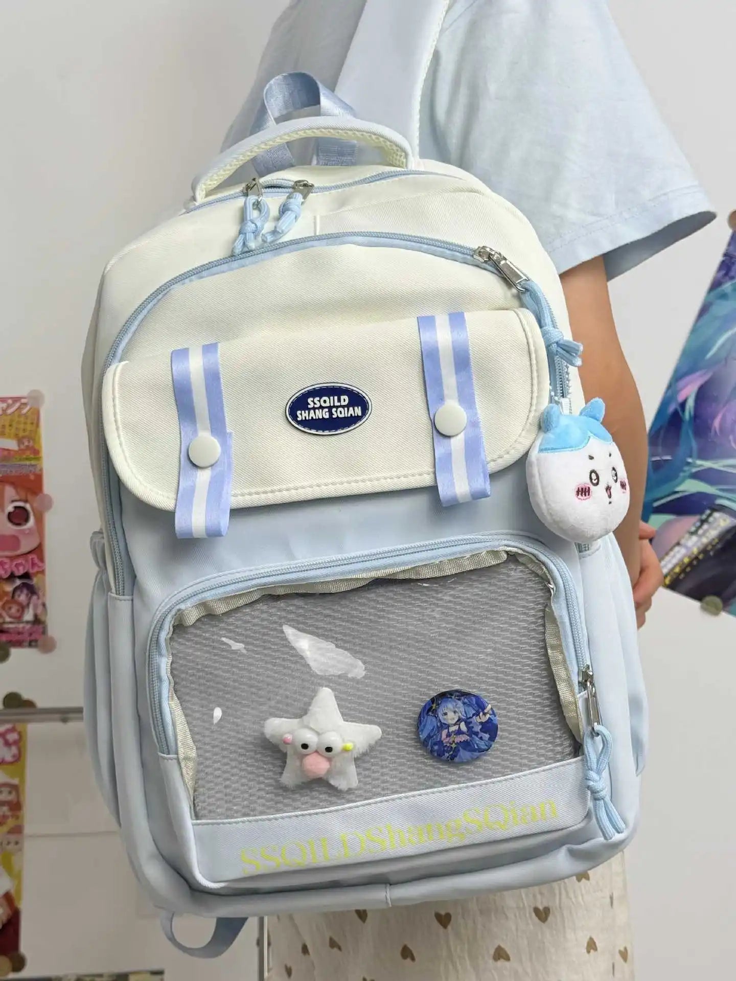 Cute Japanese Style Versatile Backpack | Fashionable Double Shoulder Bag