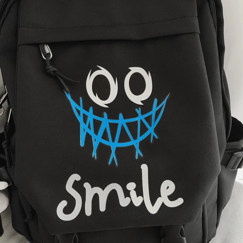 Kawaii Large Capacity Pocket Front Backpack | Stylish School Bag