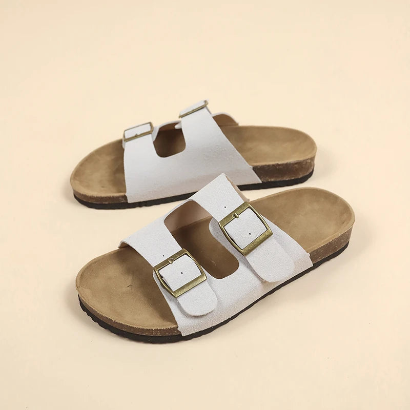 Women's Stylish Flat Beach Sandals | Comfortable Outdoor Slippers