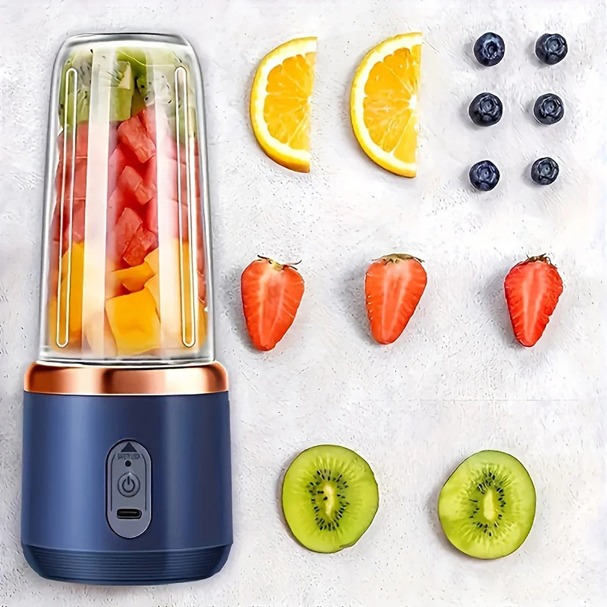 USB Rechargeable Electric Juicer | Portable Fruit & Vegetable Extractor