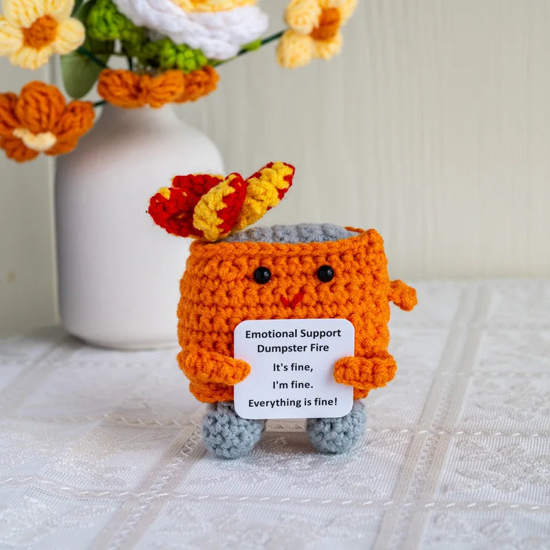 Muñeco de tiburón de ganchillo hecho a mano | Regalo de decoración del hogar con energía positiva