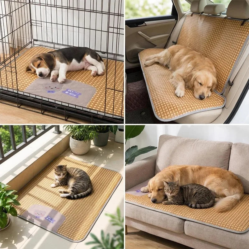 Pet Cooling Mat for Dogs & Cats | Breathable Summer Cool Pad