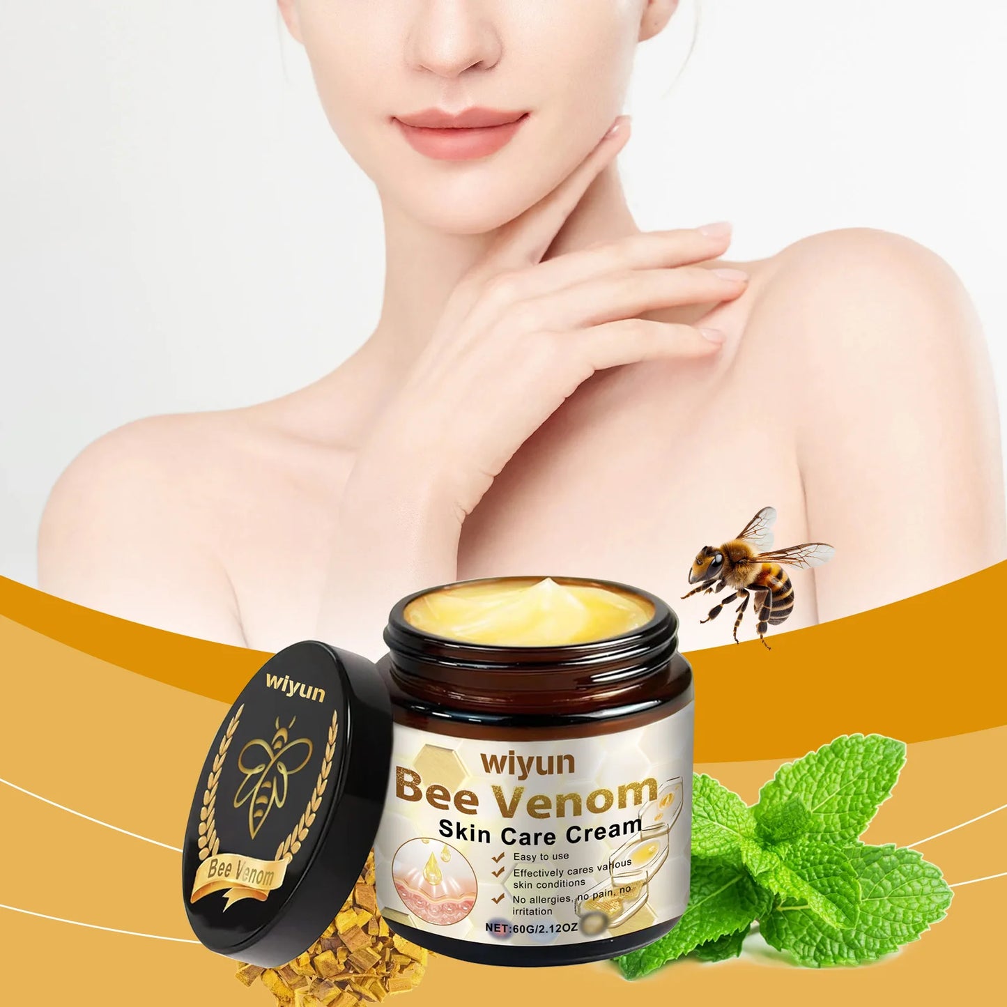 Gentle Cleansing Body Cream | Bee Venom Moisturizing Formula
