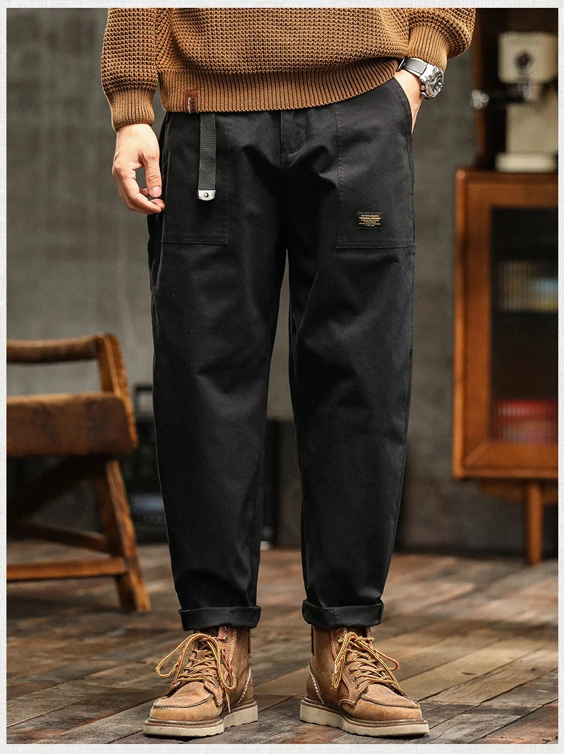 Men's Casual Cargo Pants | Comfortable Loose Fit Joggers