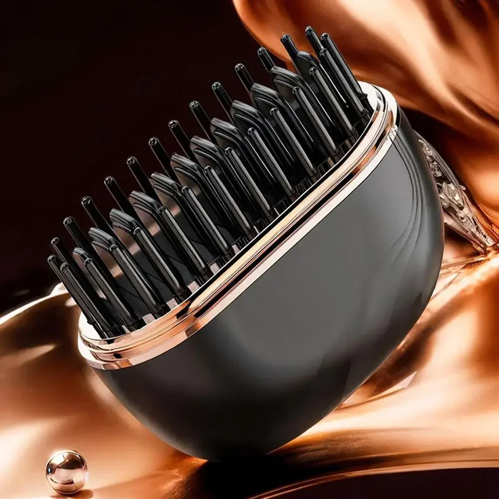 Mini Rechargeable Hair Straightener Brush | Portable & Lightweight
