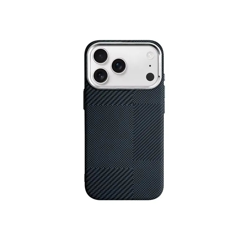 Magnetic Carbon Fiber Phone Case for iPhone 17 16 15 Pro Max
