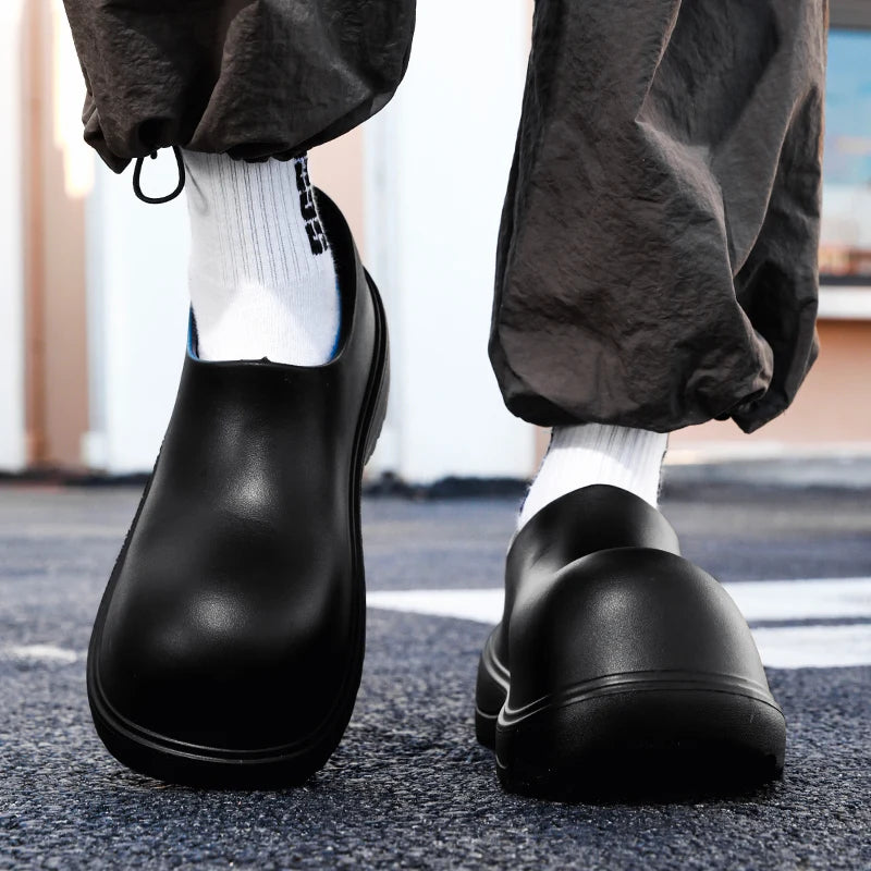 Lightweight Slip-On Chef Shoes for Men & Women | Casual Rain Shoes