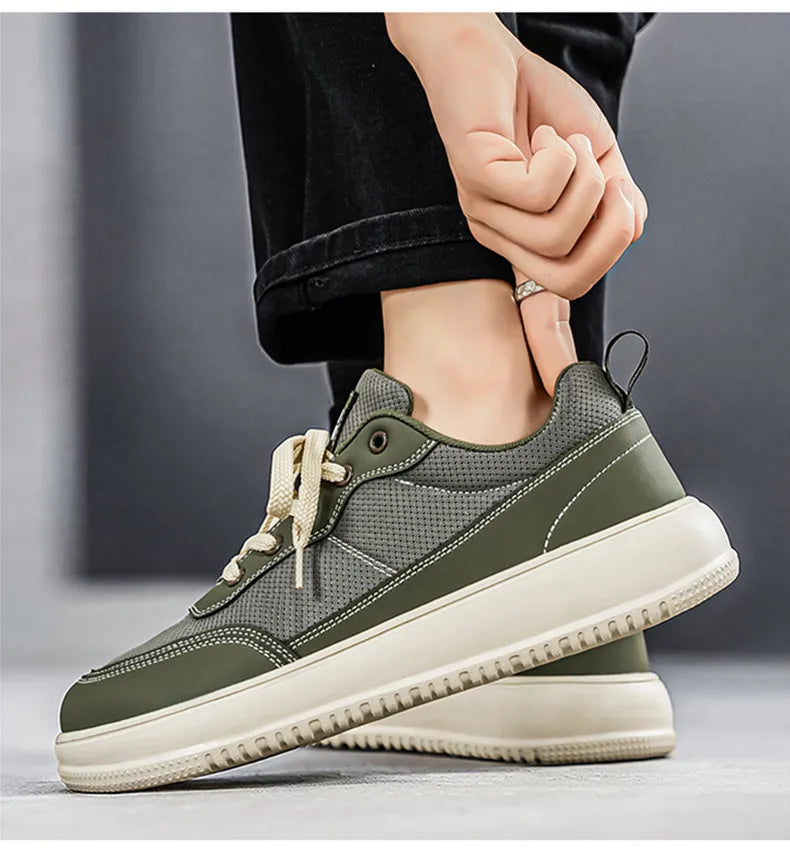 Men's Casual Wide Toe Shoes | Breathable and Comfortable Sneakers