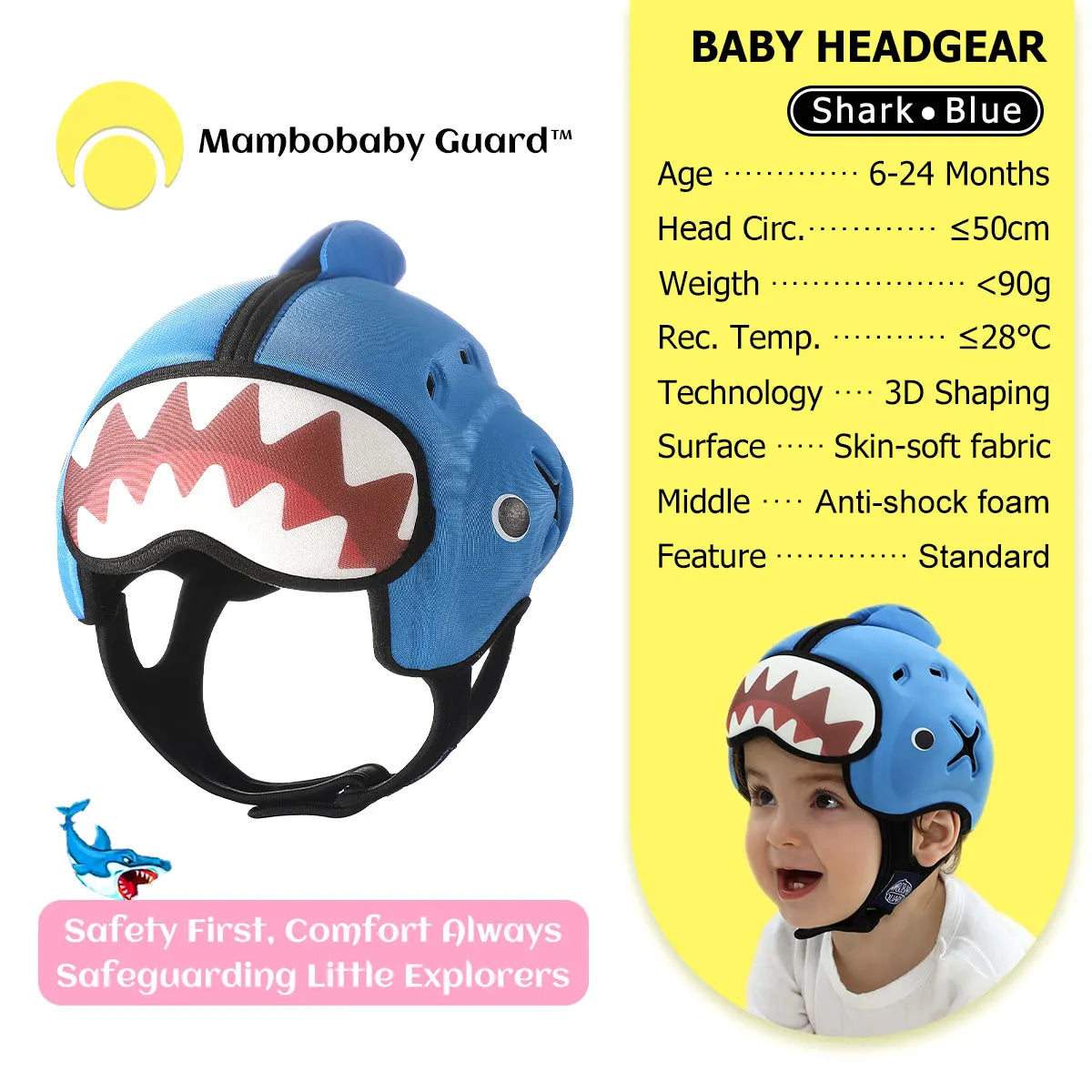 Cute Ladybug Baby Helmet | Safe Anti-Shock Headgear for Infants