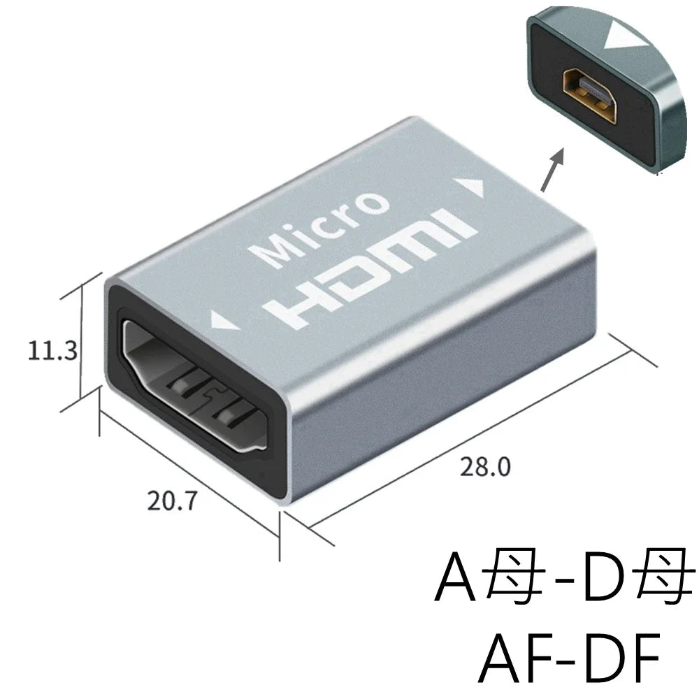 4K Mini Micro HDMI Adapter for High-Quality Audio & Video