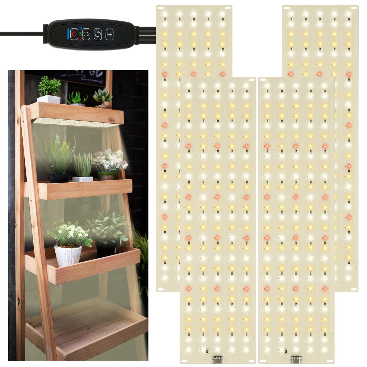 Ultra-thin Full Spectrum LED Grow Panel Light for Indoor Plants