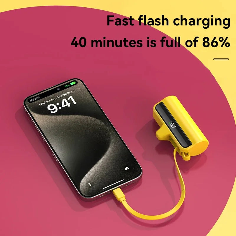 50000mAh Capsule Mobile Power Bank | Ultimate Portable Charger