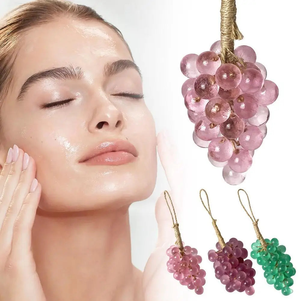 Crystal Clear Grape Shaped Soap Bar | Natural Fragrant Bathing