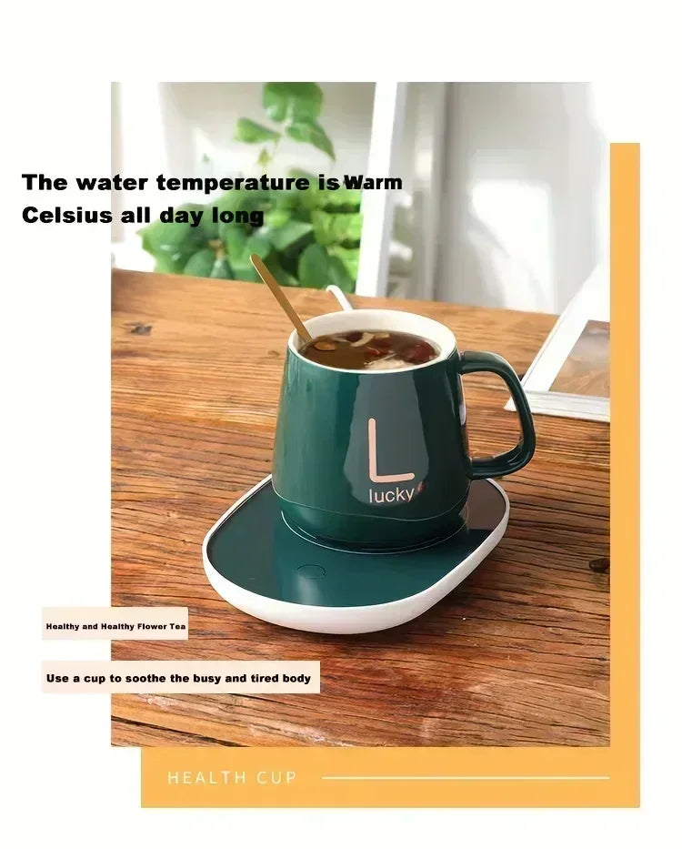 Portable Thermostatic Ceramic Coffee Cup | Perfect Gift Idea