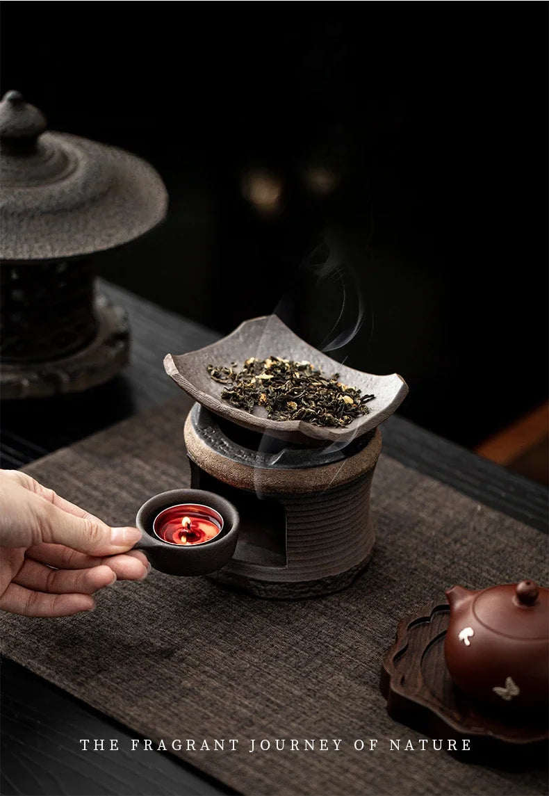 Artisan Ceramic Aroma Diffuser & Wax Warmer | Cozy Ambiance Creator