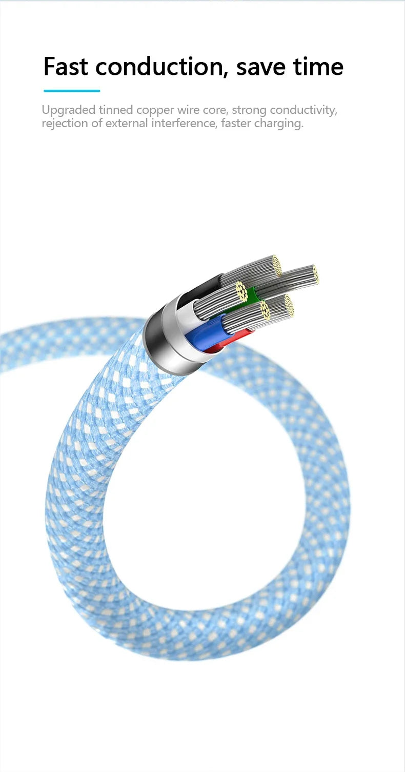 20W USB-C Fast Charging Cable for iPhone & iPad Devices