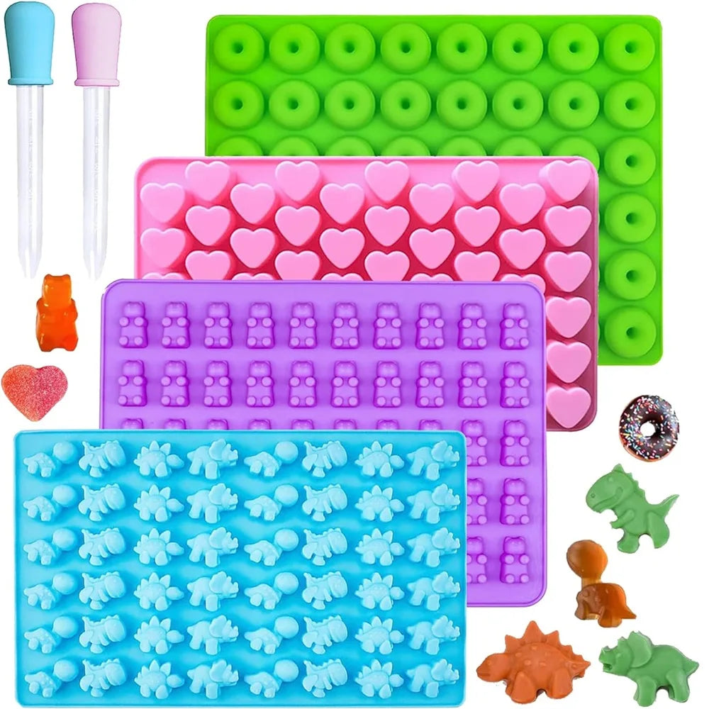 DIY Candy Silicone Moulds Set | Create Fun Gummy Treats at Home