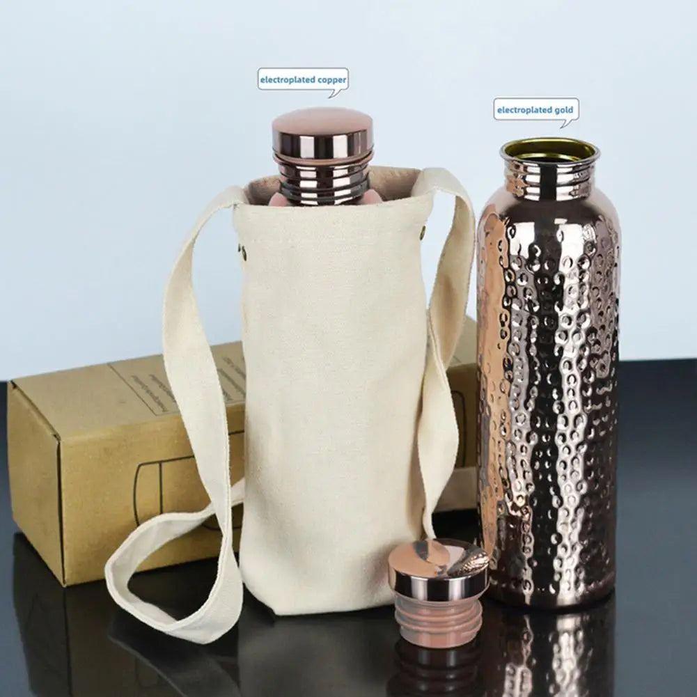 800ML Copper Sports Water Bottle | Leakproof & Stylish Hydration
