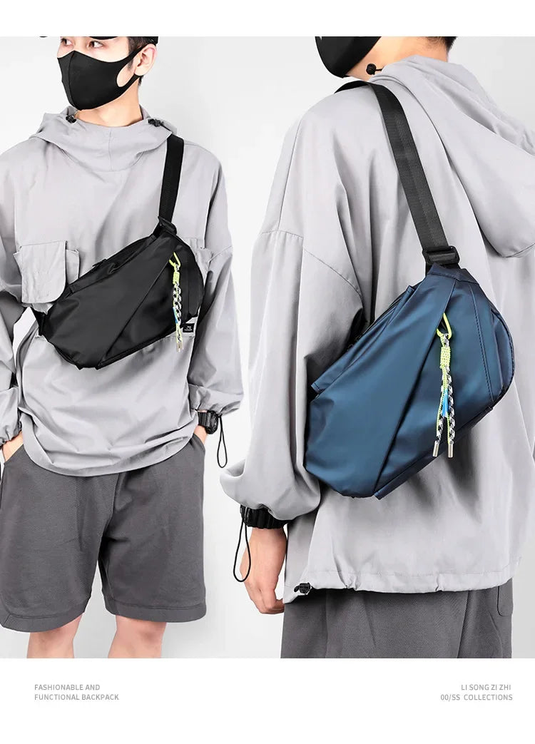 Large Capacity Waterproof Shoulder Chest Bag for Outdoor Sports