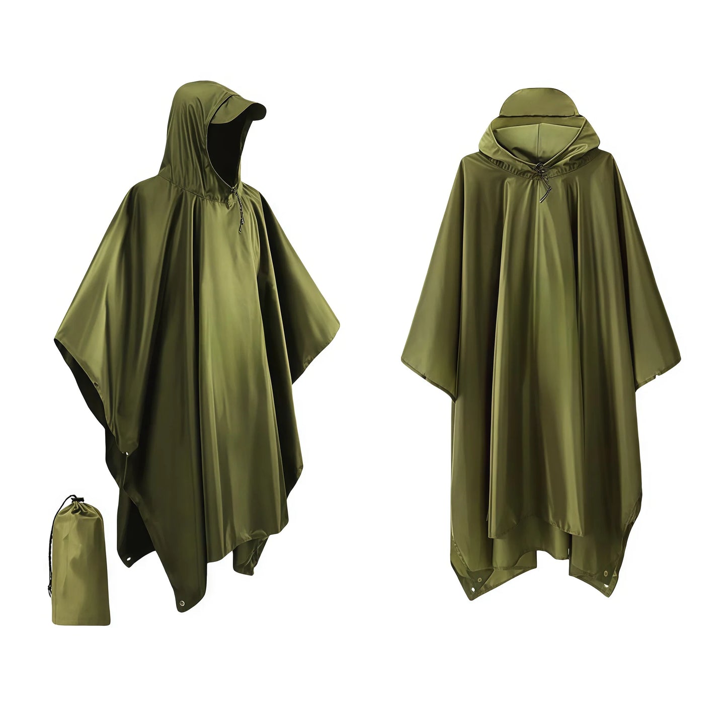 Impermeable de viaje 3 en 1 | Poncho ligero para entusiastas del aire libre