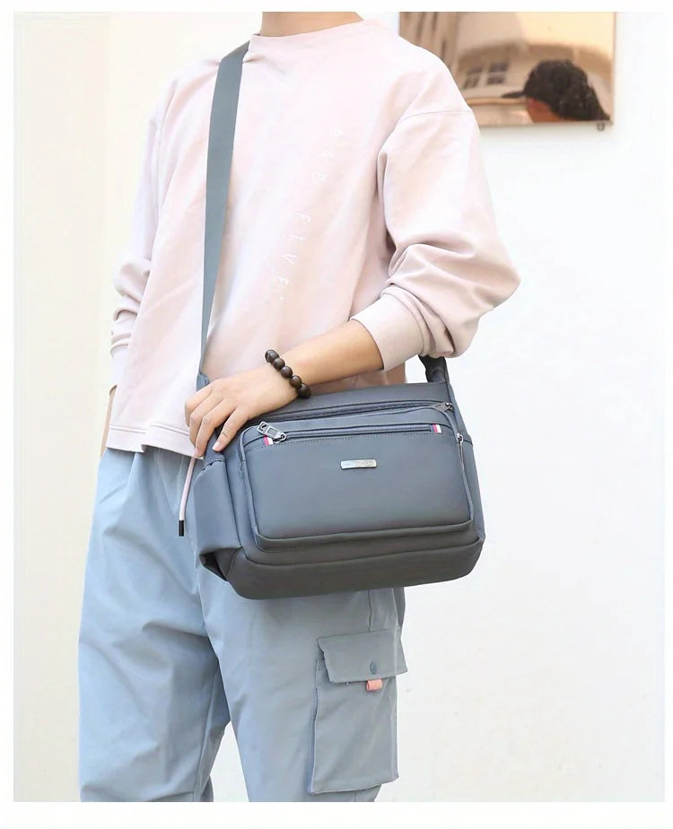 Men's Lightweight Travel Sling Bag | Large Capacity Crossbody