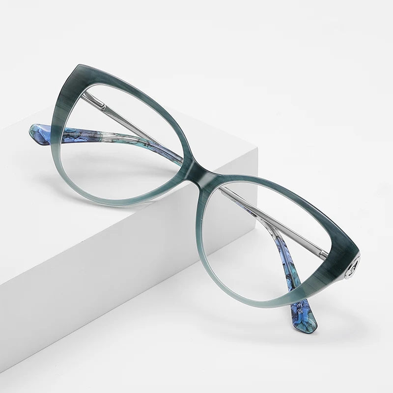 Fashionable Women's Spring Cat Eye Prescription Glasses 2026