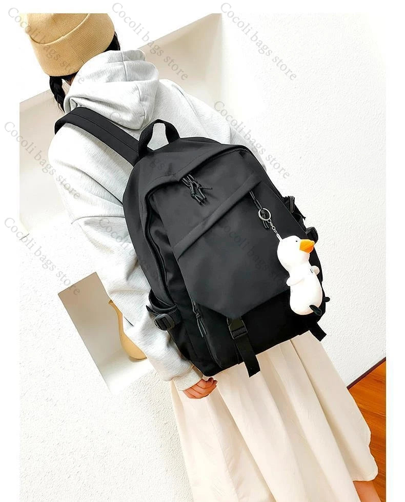 Anime-Inspired Large Capacity Print Backpack for Students