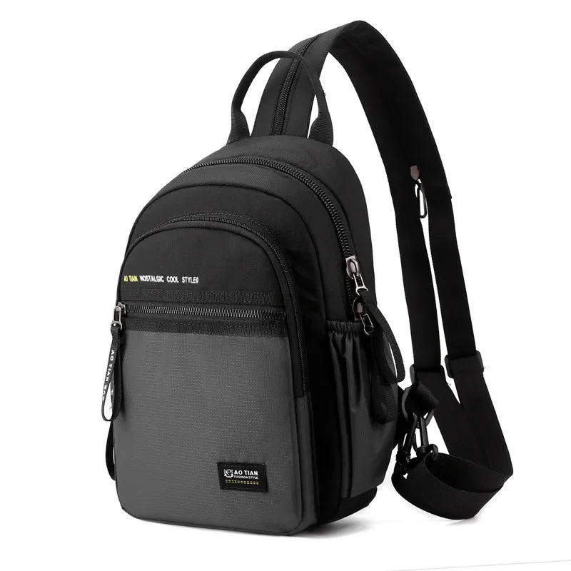 Casual Men's Multi-Functional Shoulder Bag | Perfect Travel Companion