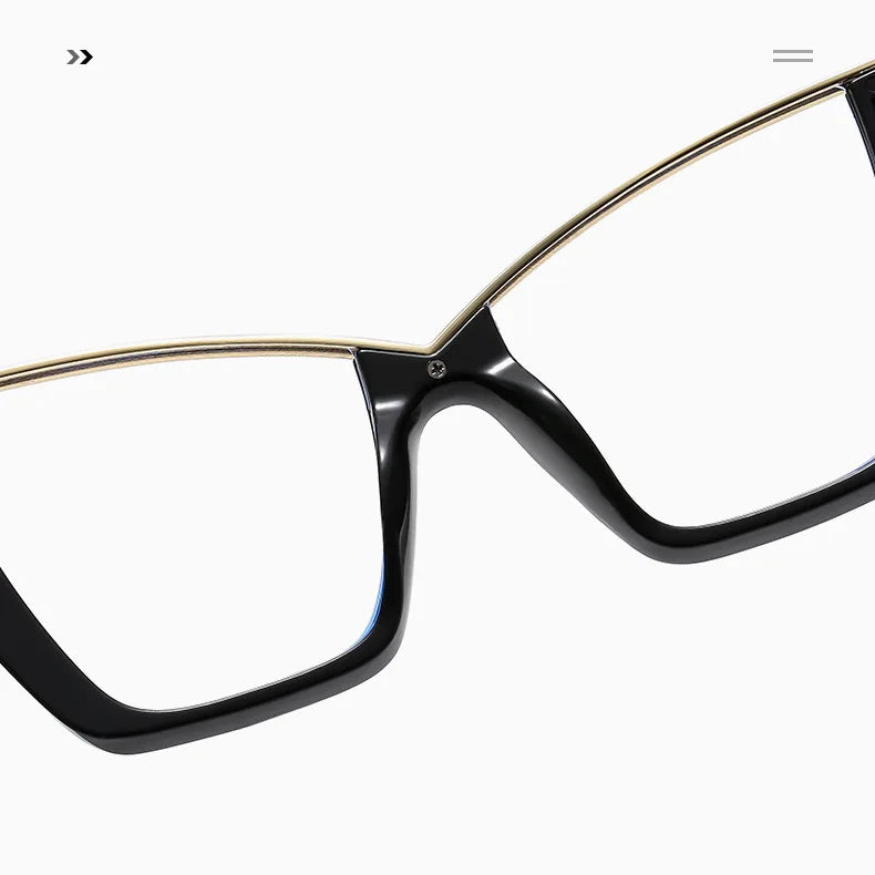 Chic Oversized Cat Eye Glasses | Stylish Blue Light Blocking Eyewear