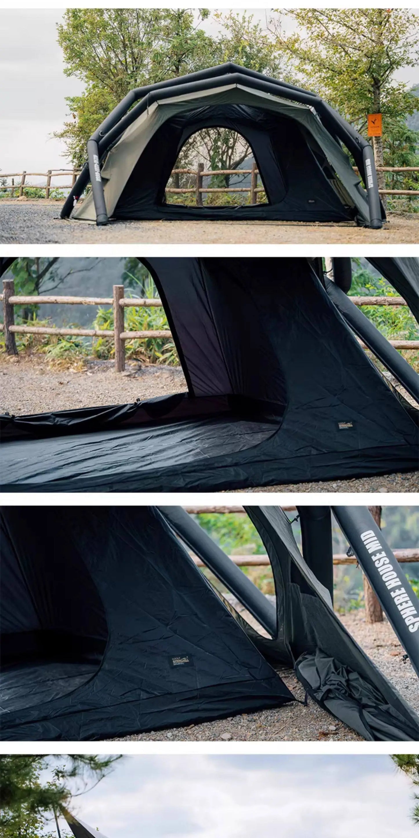 Portable Inflatable Ball Tent for Outdoor Camping | Heavy Rain Shelter