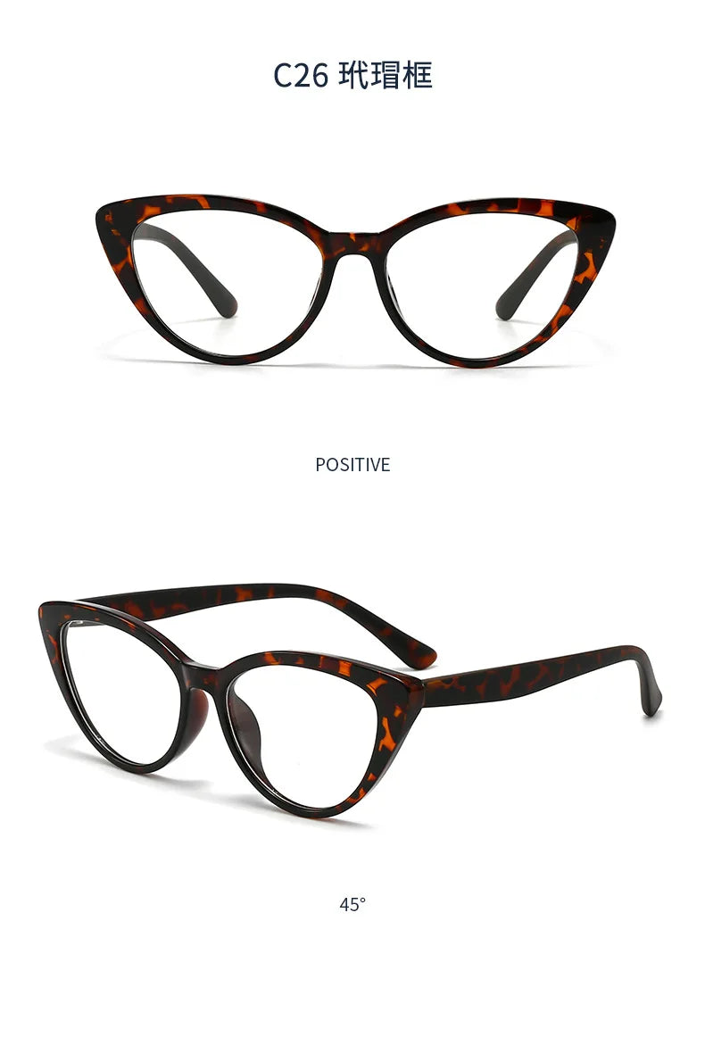 Stylish Cat Eye Anti Blue Light Glasses for Women | Prescription Ready
