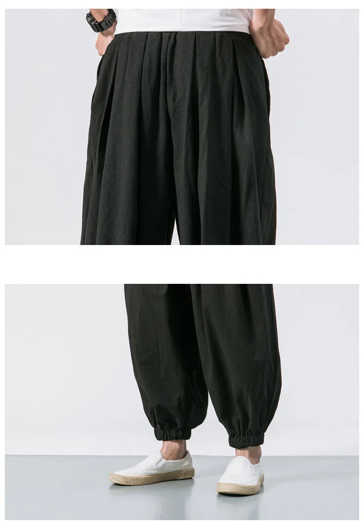 Oversized Men's Harem Pants | Comfortable Loose Fit Joggers