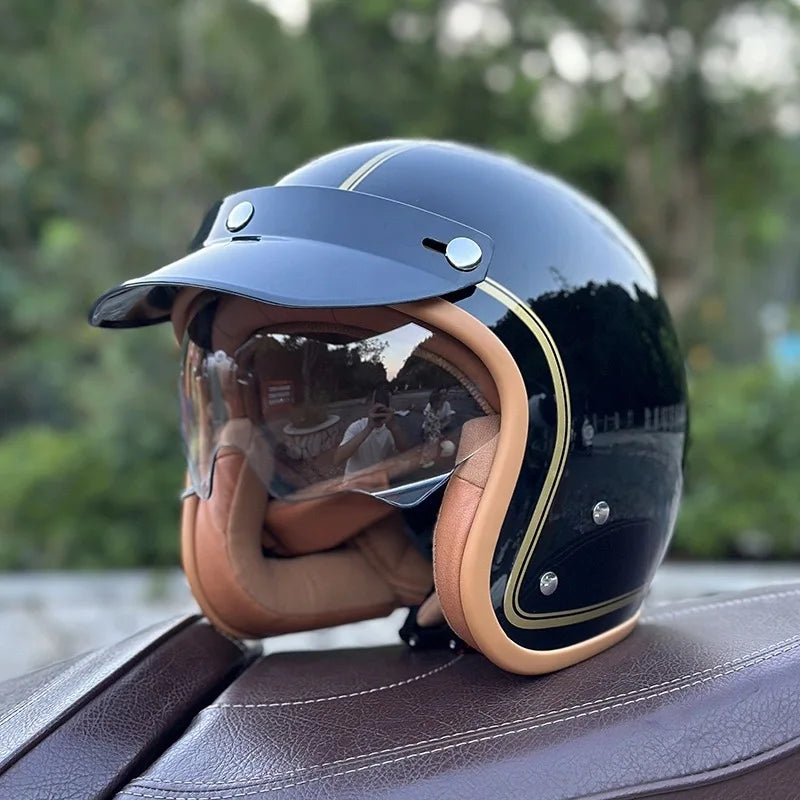 Stylish Lightweight Jet Helmet for Men and Women | Safe Riding Gear