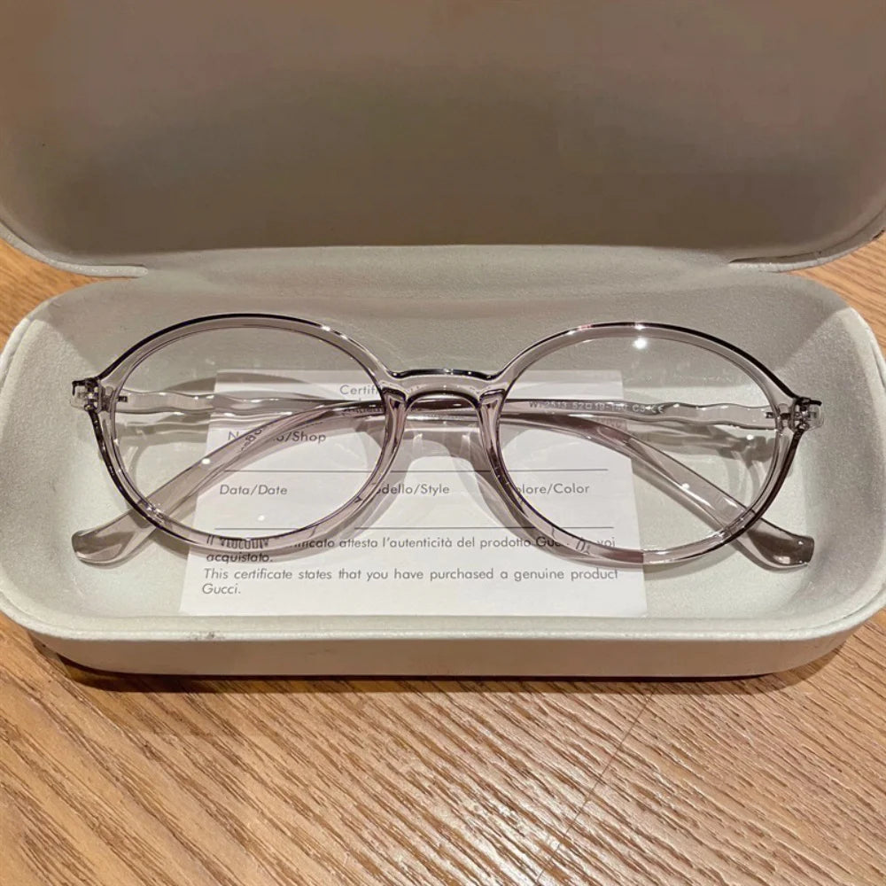 Stylish Oval Anti Blue Light Glasses for Women | Eye Protection