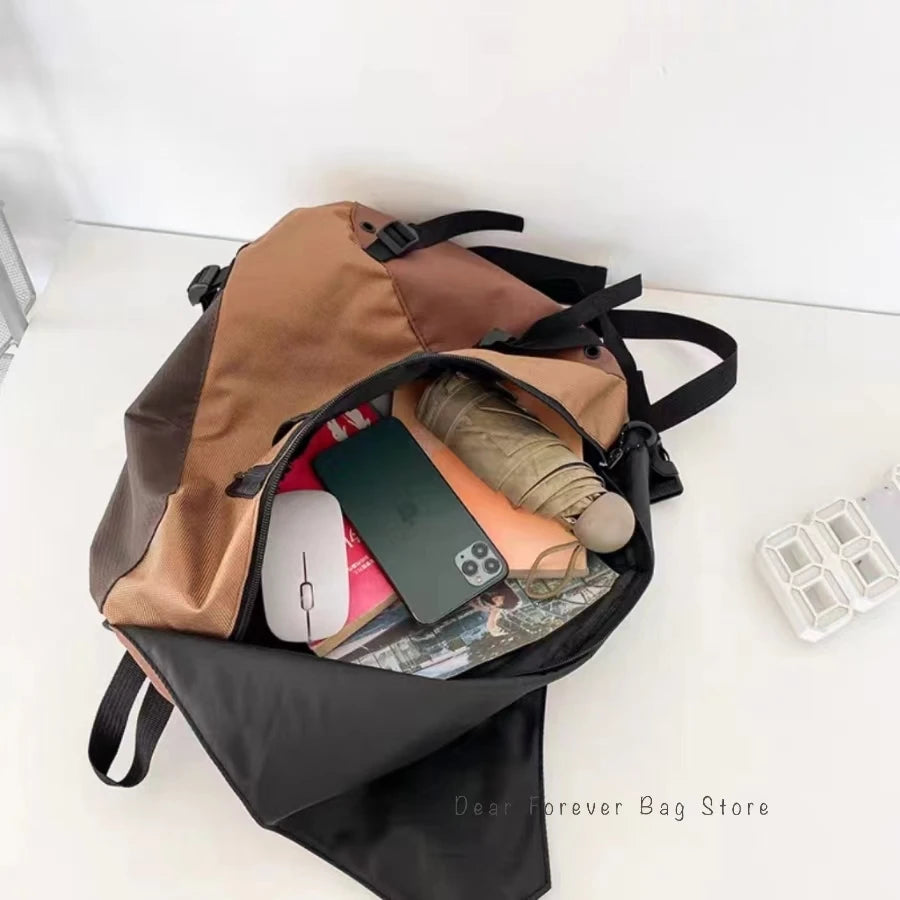 Trendy Portable Nylon Crossbody Bag for Travel & Sports