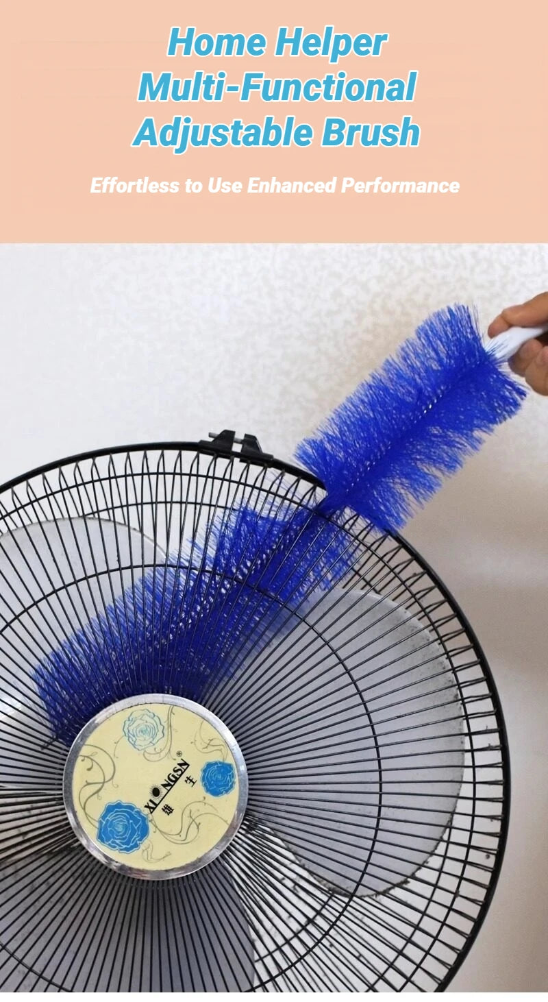 Bendable Fan Duster with Ultra Fine Bristles | Multi-Purpose Cleaning Tool