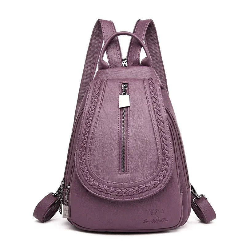 Stylish Women's Leather Backpack | Chic Travel Bag for All Occasions