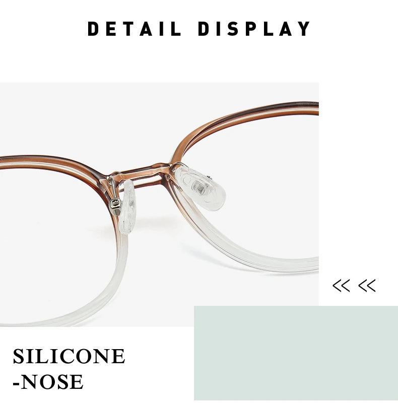 Anti Blue Light Photochromic Prescription Glasses | Retro Round Frames 2026