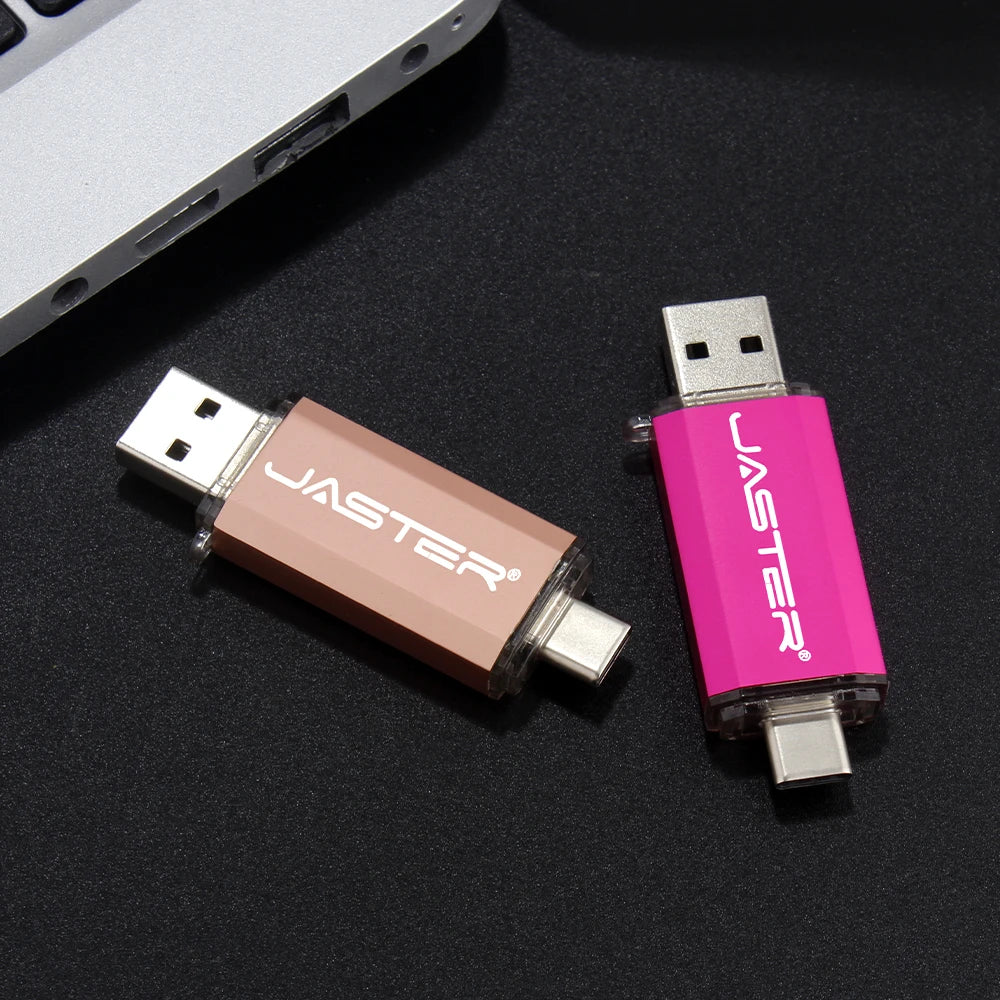 High-Speed OTG USB Flash Drive for Type-C Devices | 128GB to 4GB