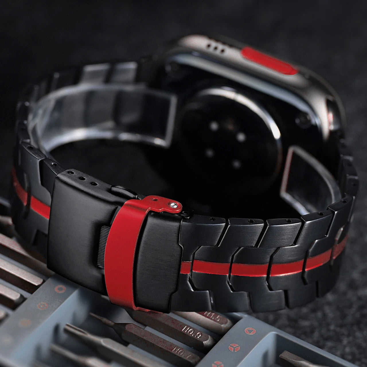 Titanium Color Metal Strap for Apple Watch | Premium Quality Band