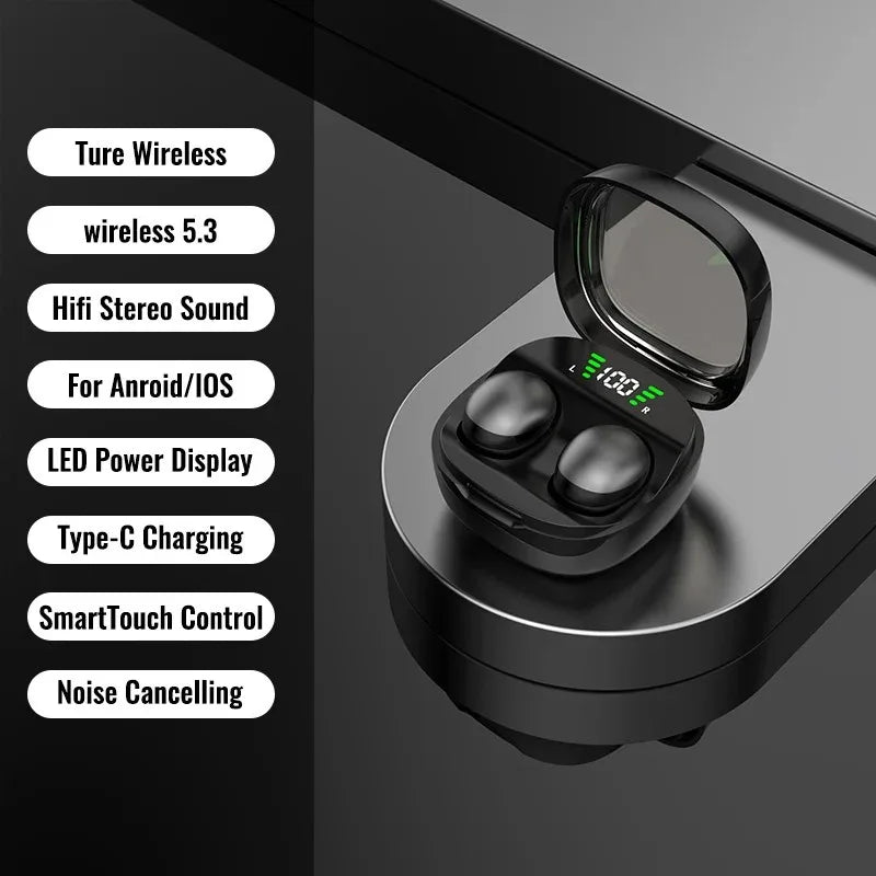 Bluetooth 5.3 AI Translation Earphones | HiFi Noise Reduction Earbuds