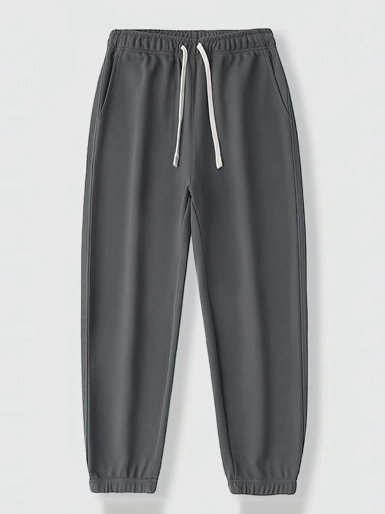 Cotton Twill Baggy Jogger Pants for Men | Breathable Casual Wear