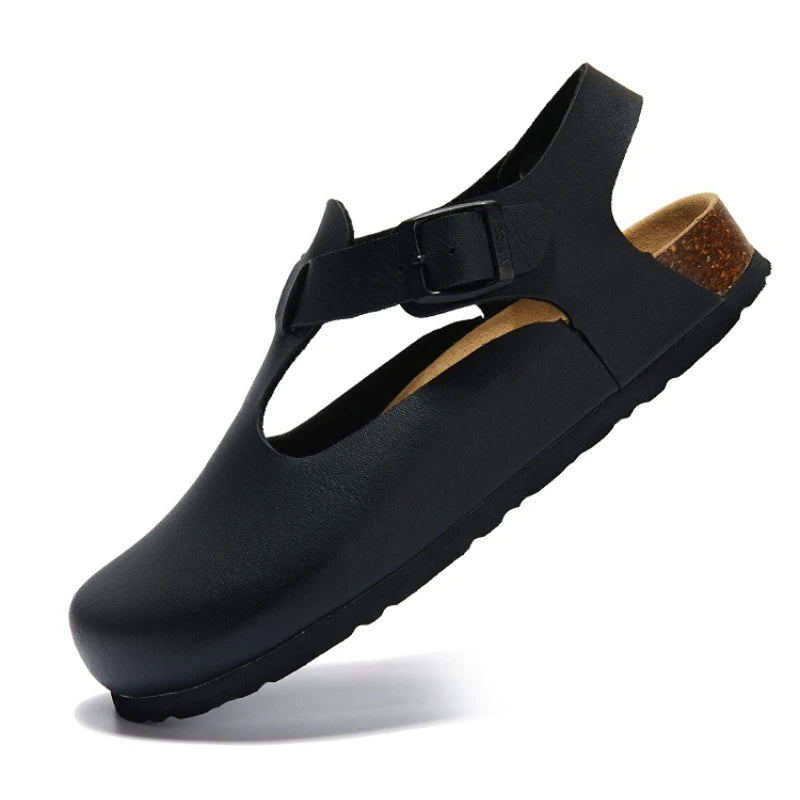Summer Women's Gladiator Cork Sandals | Casual Buckle Straps