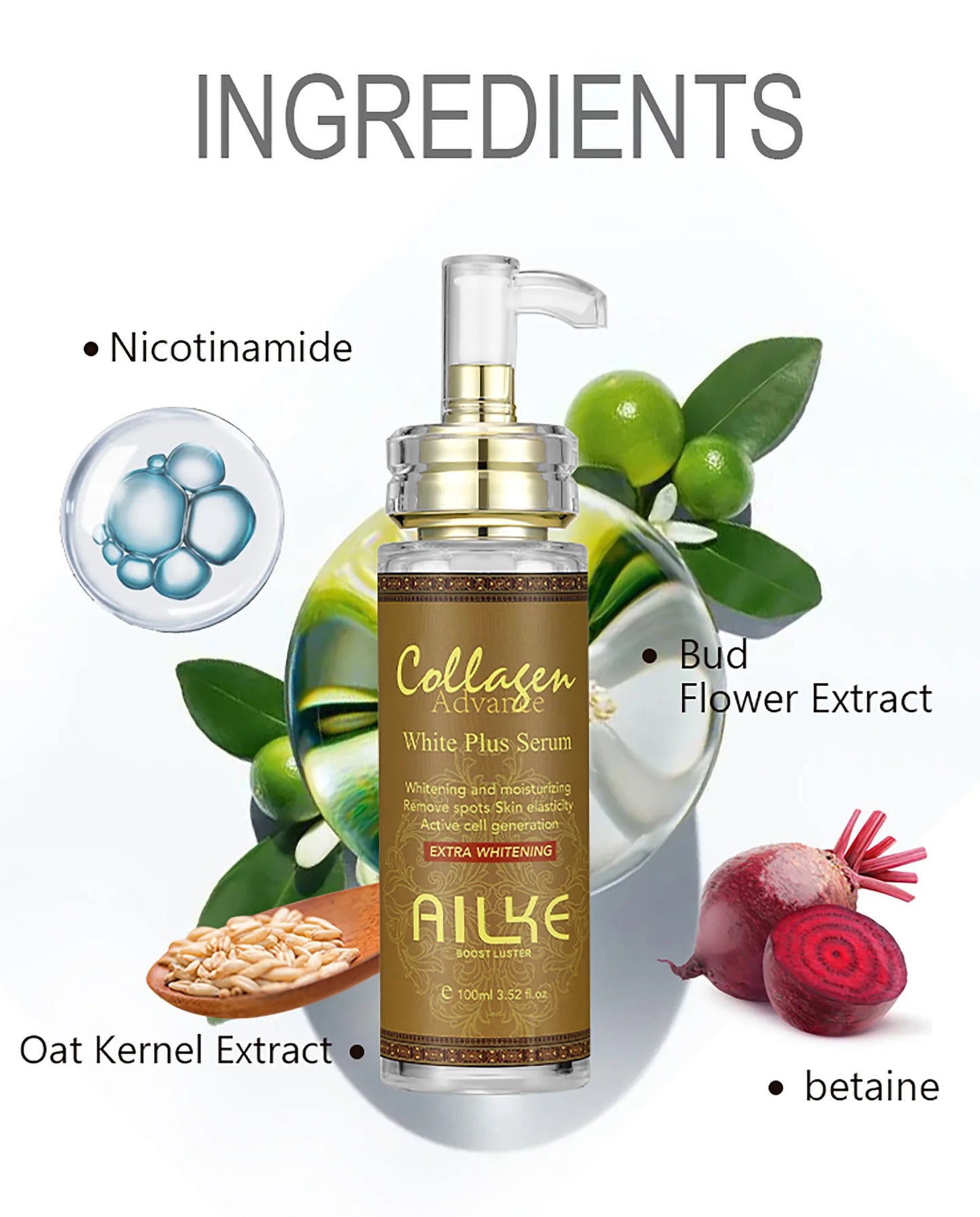 Collagen Whitening Essence for Radiant Skin | Moisturizing Serum