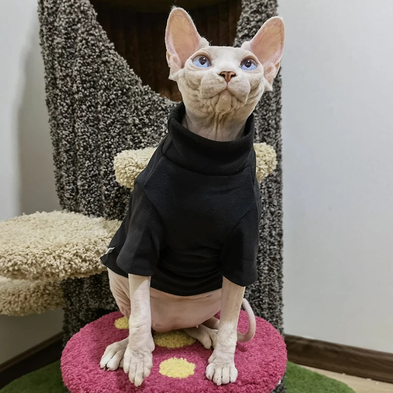 Ropa de Algodón Suave para Gatos Sin Pelo | Atuendos Cómodos y con Estilo