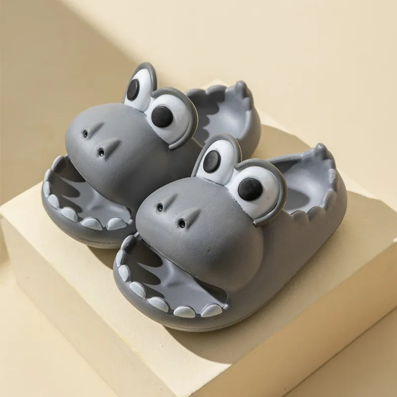 Dinosaur Kids' Slippers | Fun Non-Slip Indoor Sandals