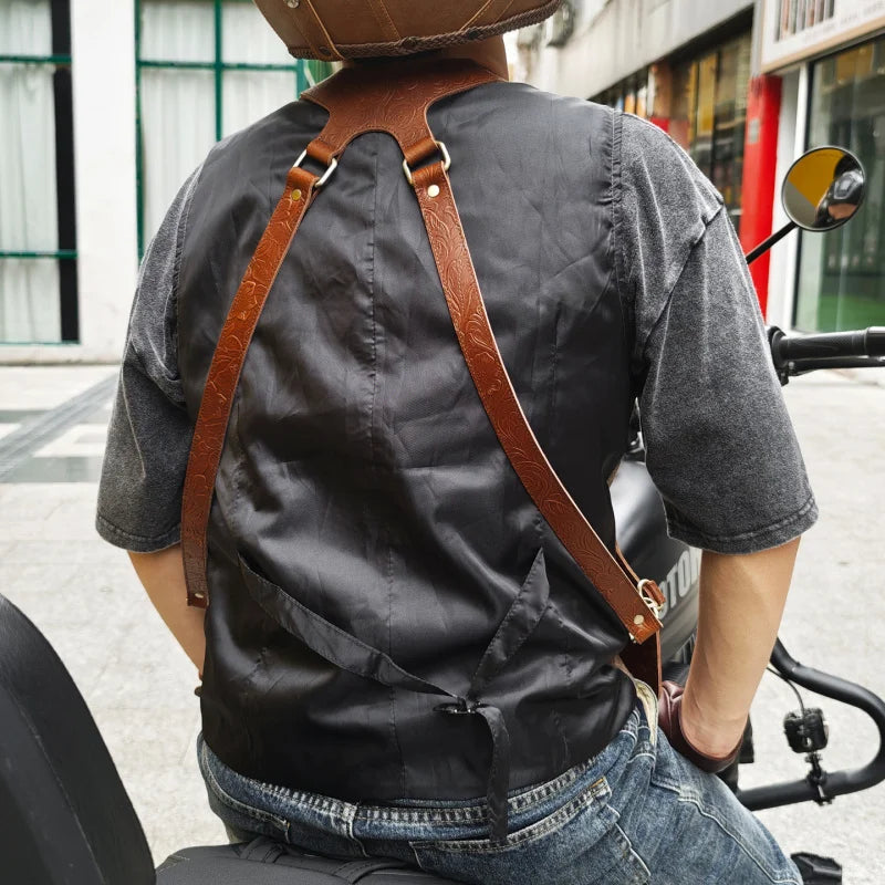 Anti-Theft Medieval Leather Holster Bag | Stylish Steampunk Design
