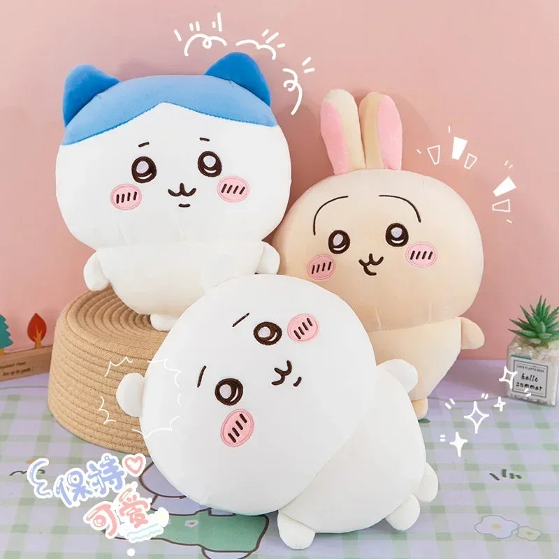 Large Kawaii Plush Toy | Adorable Hachiware Pillow Cushion